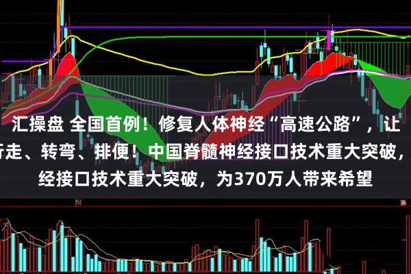汇操盘 全国首例!修复人体神经“高速公路”,让61岁截瘫患者自主行走、转弯、排便!中国脊髓神经接口技术重大突破,为370万人带来希望